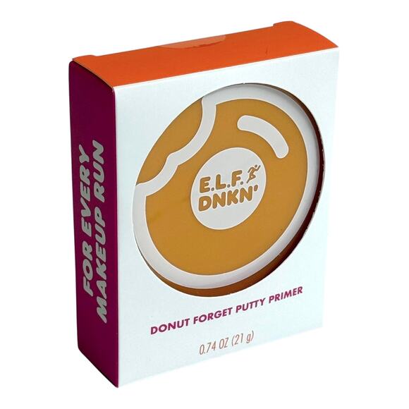 NEW ELF Cosmetics x Dunkin DNKN Putty Make Up PRIMER Donut Forget Face Compact - Picture 1 of 7
